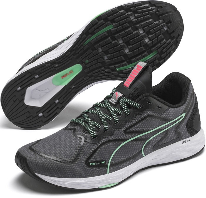 Puma Speed 300 Racer 2 Wn s Puma Black Green Glimmer White 40.5 PandaShop.md