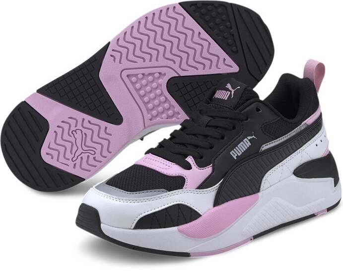 Кроссовки детские Puma X-Ray Square Jr Puma Black/Pale Pink