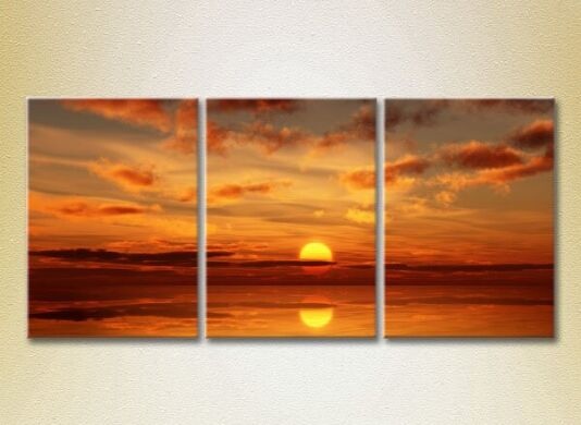 Gallerix Triptych Sunset 01