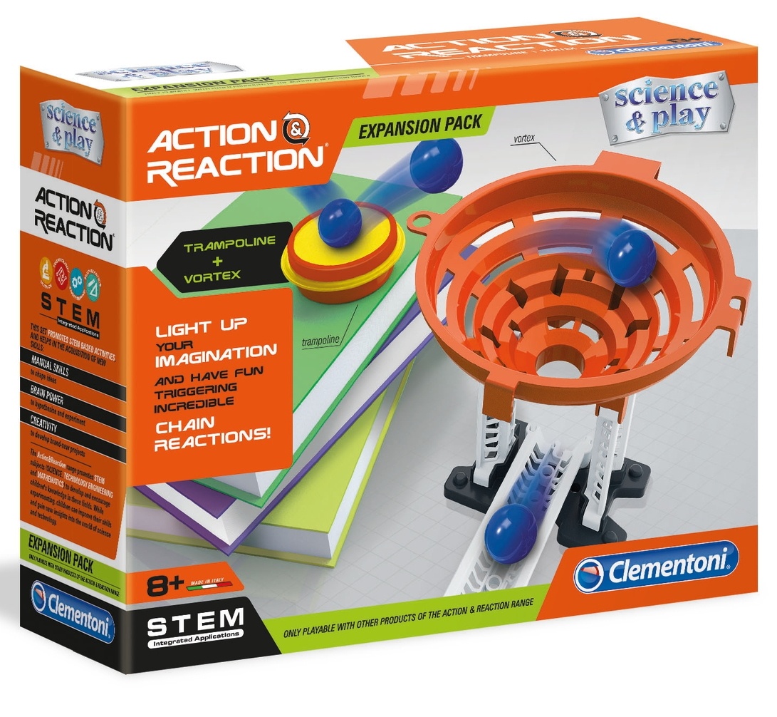 Action reaction. Игрушки Stem in Action. Батут игрушки. Active Seti.