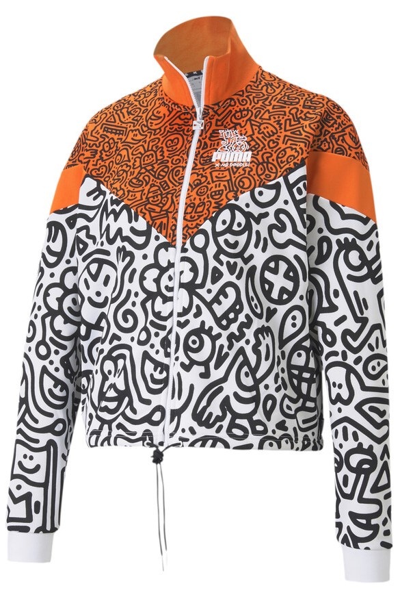 Женская олимпийка Puma X Mr Doodle MCS Track Jacket Dragon Fire/AOP M Купить