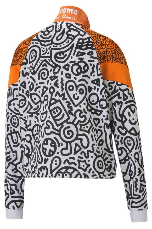 Женская олимпийка Puma X Mr Doodle MCS Track Jacket Dragon Fire/AOP M Купить