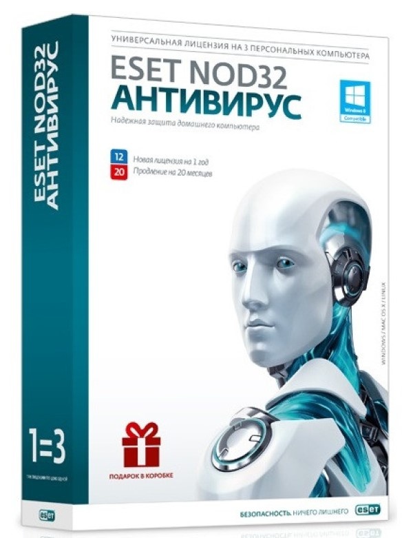Eset NOD32 Antivirus (NOD32-ENA-1220-1-1) – PandaShop.md. Купить eset ...