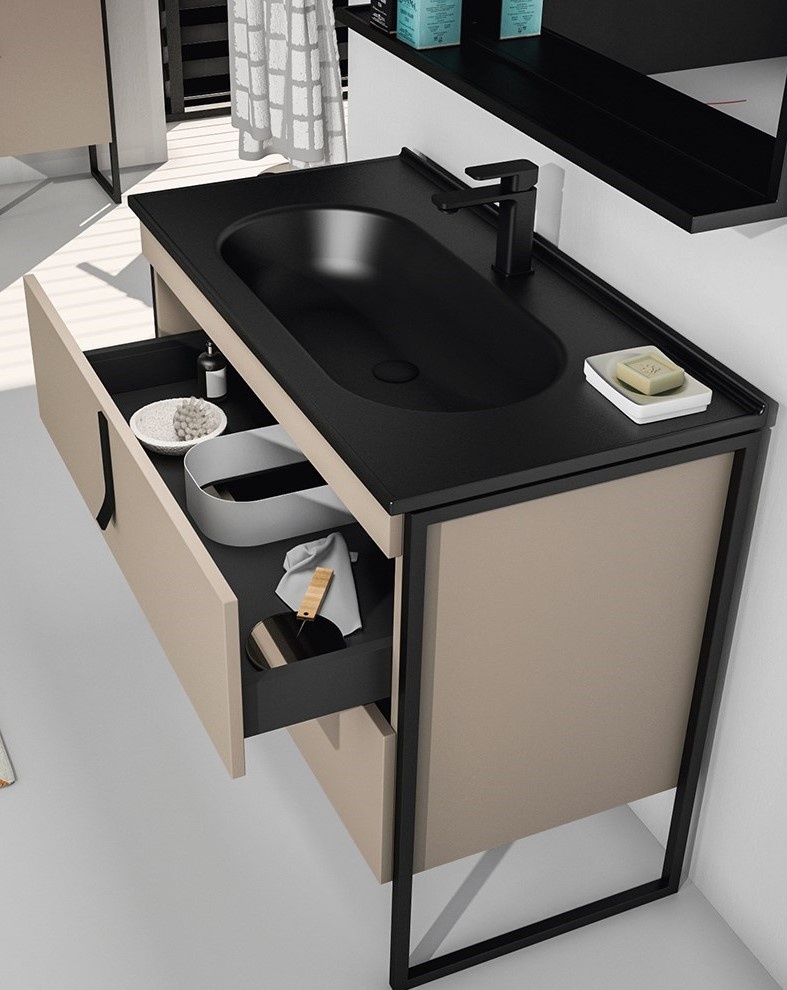 Шкаф с умывальником Orka Modena 80 Capucino (03078), купить по выгодной ...