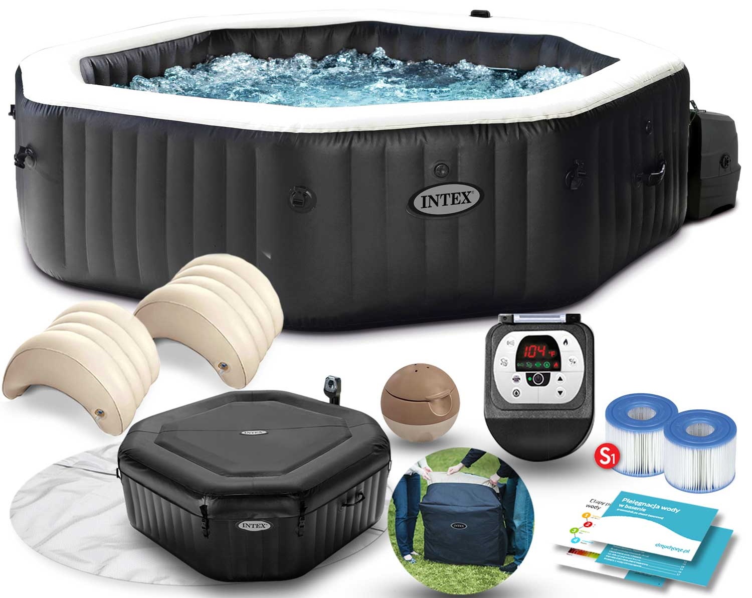 Intex pure spa. Spa intex джакузи. спа бассейн intex. надувная джакузи intex purespa jet and bubble deluxe ; артикул 28462. бассейн интекс с джакузи.
