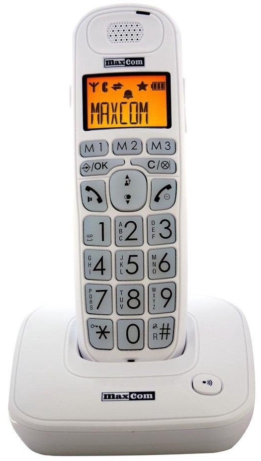 Telefon fără fir Maxcom MC6800 Big Button White