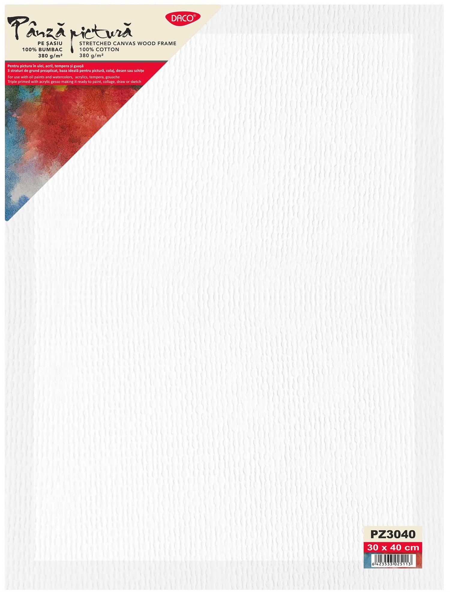 Pânză pt pictura Daco 30x40cm (PZ3040)