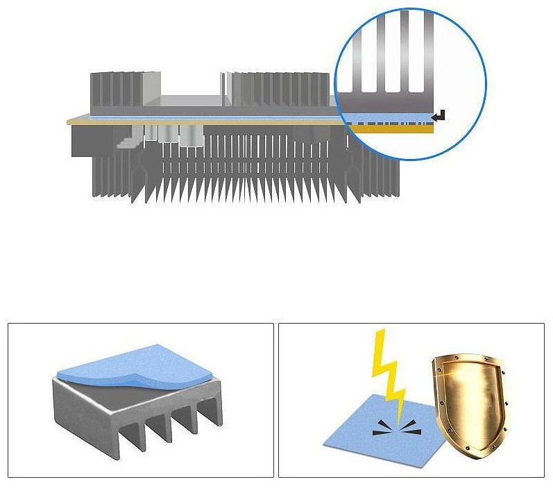 Теплоотвод Arctic Thermal Pad APT2560 145x145mmx1.5mm Blue – PandaShop ...