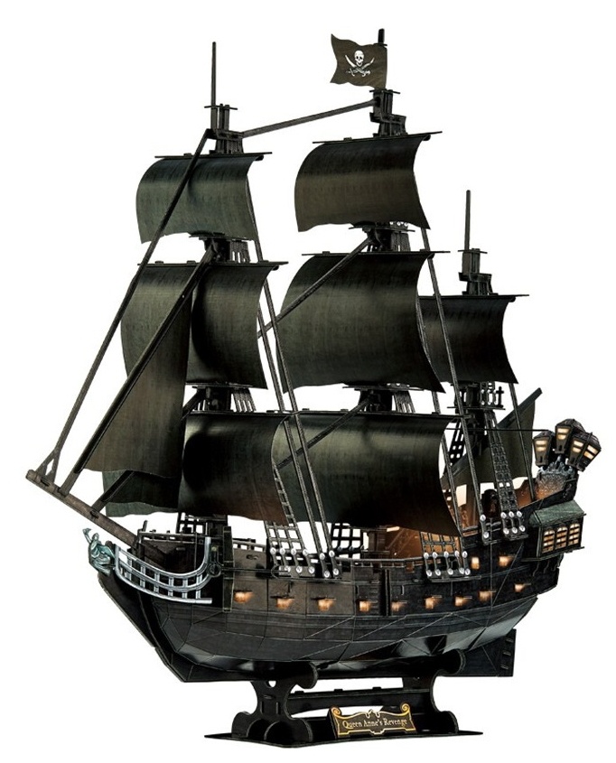 CubicFun Queen Anne's Revenge Led