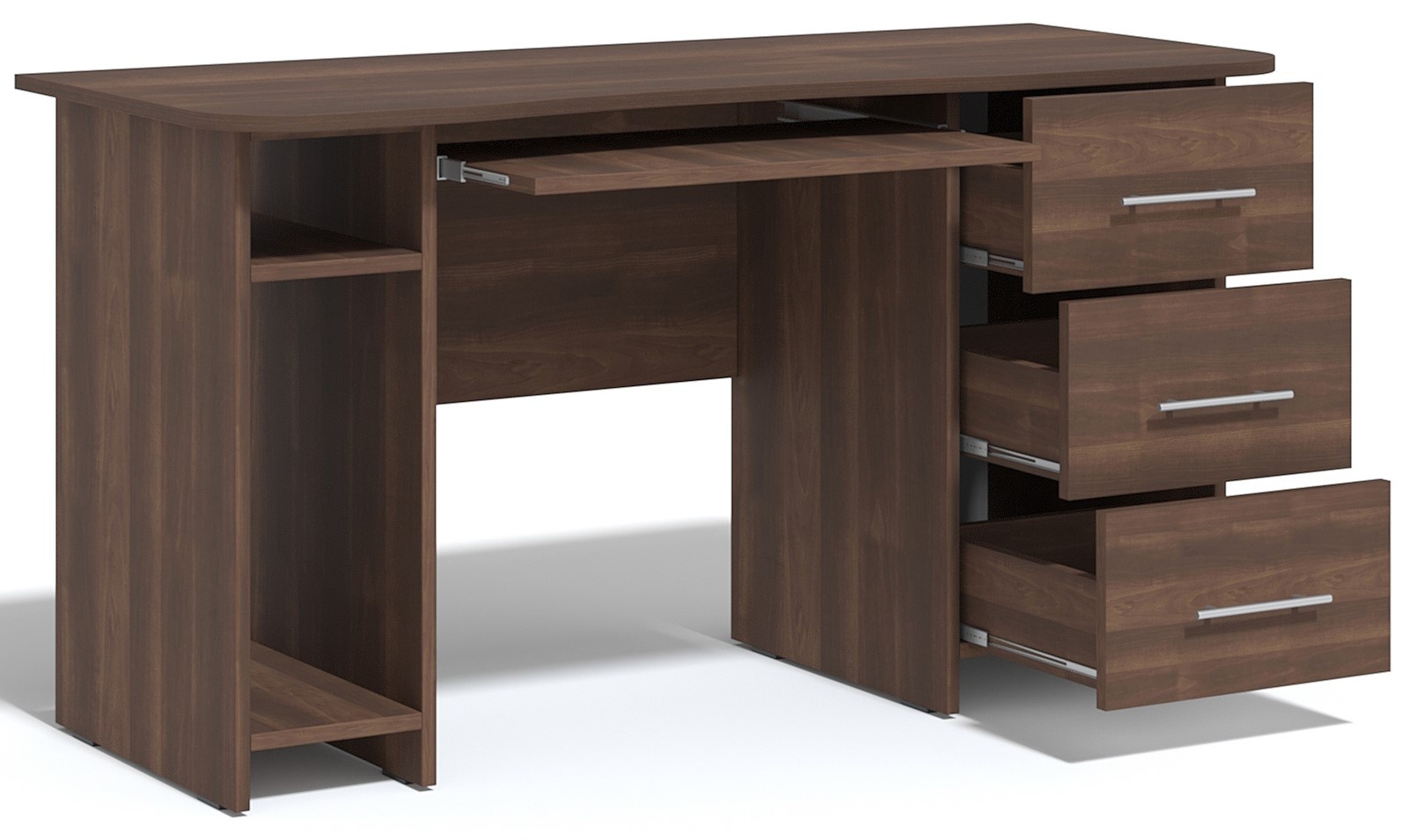 Письменный стол Fabrik Home СК 11 Орех Темный Правый – PandaShop.md ...