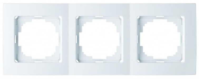 Ramă pentru prize și întrerupătoare Nilson 24110093 Touran Rama (20401026) White 6pcs