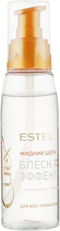 Жидкий шёлк для волос Estel Curex Brilliance 100ml, купить по выгодной ...